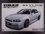 アオシマ 1/24 ザ チューンドカーシリーズ No.04 URAS ER34 スカイライン TYPE-R '01 (ニッサン)