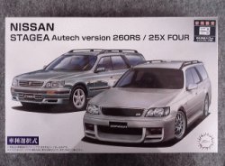 画像1: フジミ 1/24 インチアップシリーズ No.ID-147  ＮＩＳＳＡＮ ステージア  Ａｕｔｅｃｈ Ｖｅｒｓｉｏｎ ２６０ＲＳ/２５Ｘ ＦＯＵＲ