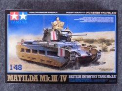 画像1: タミヤ 1/48 ＭＭシリーズ No.32572 イギリス歩兵戦車 マチルダMk.III/IV