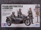 タミヤ 1/35 MMシリーズ No.384 ドイツ軍用サイドカー KS600