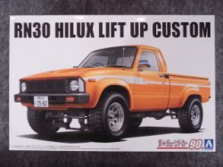 画像1: アオシマ 1/24 ザ チューンドカーシリーズ No.90 RN30 ハイラックス リフトアップ カスタム '78 (トヨタ)
