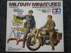 画像1: タミヤ 1/35 MMシリーズ No.241 ドイツ軍用オートバイ 野戦伝令セット