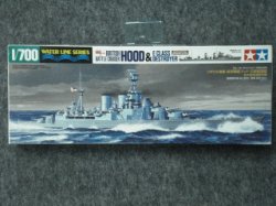 画像1: タミヤ 1/700 WLシリーズ No.806イギリス海軍 巡洋戦艦フッド Ｅ級駆逐艦セット