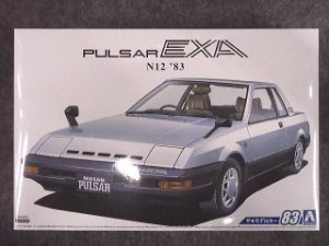 画像1: アオシマ 1/24 ザ モデルカーシリーズ No.83 ニッサン HN12 パルサーＥＸＡ'８３ (1)