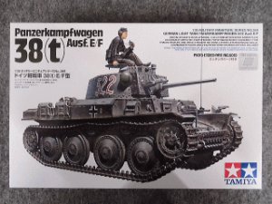 画像1: タミヤ 1/35 MMシリーズ No.369 ドイツ軽戦車 ３８ (ｔ) Ｅ/Ｆ型 (1)