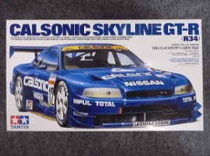 画像1: タミヤ 1/24 スポーツカーシリーズ  No.219 カルソニック ＧＴ-Ｒ （Ｒ３４） (1)