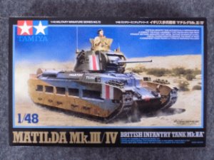 画像1: タミヤ 1/48 ＭＭシリーズ No.32572 イギリス歩兵戦車 マチルダMk.III/IV (1)