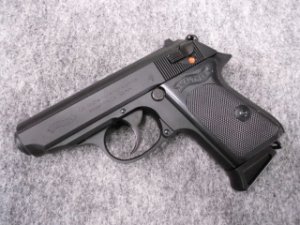 画像1: （１８歳以上用）マルゼン ガスブローバックガン ワルサーＰＰＫ(ＢＫ)　 (1)