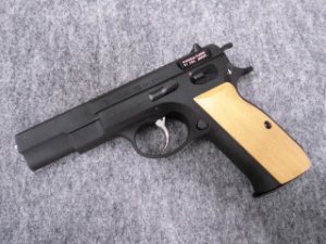 画像1: （１８歳以上用）ＫＳＣ ガスブローバックガン Ｃｚ７５ １ｓｔ ＨＷ ウッドグリップVer.（システム７） (1)