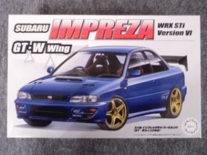 画像1: フジミ 1/24 インチアップシリーズ No.ID-327 スバル インプレッサSti バージョンVI(GT・Wウィング付き) (1)