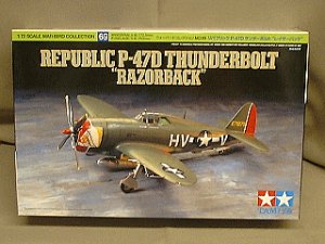 画像1: タミヤ 1/72 WBシリーズ No.069 リパブリック Ｐ-４７Ｄ サンダーボルト レイザーバック (1)