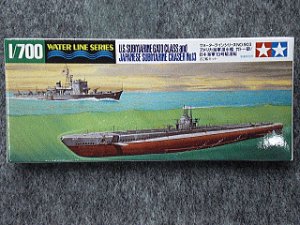 画像1: タミヤ 1/700 WLシリーズ No.903 アメリカ海軍 潜水艦ガトー級 日本海軍 １３号駆潜艇セット (1)